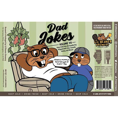 Lil Beaver Dad Jokes Volume VII Hazy IPA