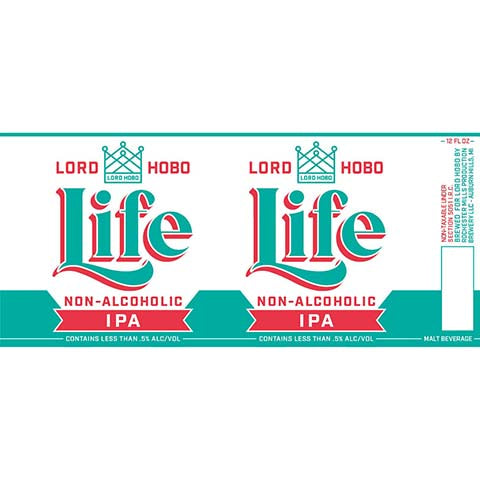 Lord Hobo Life IPA (Non-Alcoholic)
