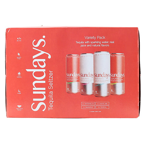 Los Sundays Tequila Seltzer Variety Pack