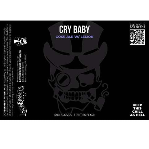 Lovedrafts Cry Baby Gose Ale