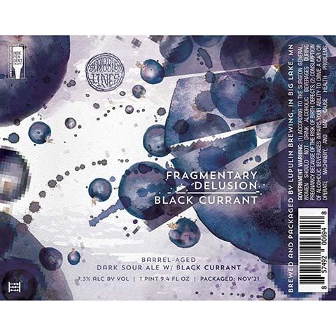 Lupulin Fragmentary Delusion Black Currant Sour Ale