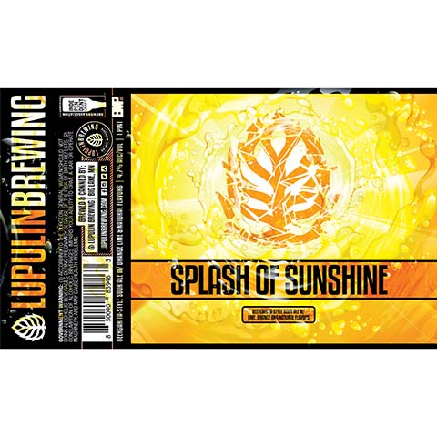 Lupulin Splash Of Sunshine Sour