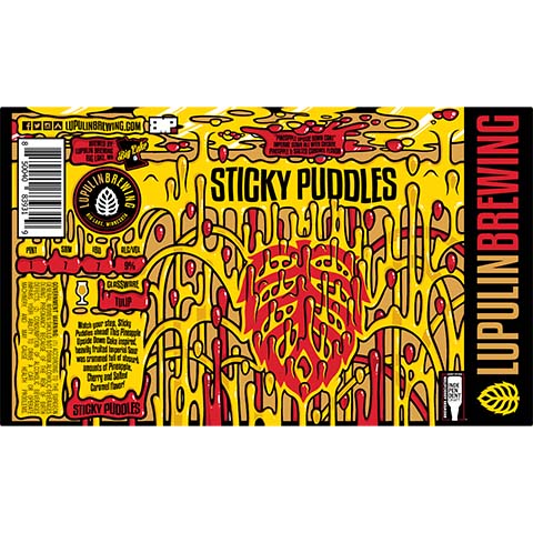 Lupulin Sticky Puddles Pineapple Upside Down Cake Imperial Sour Ale