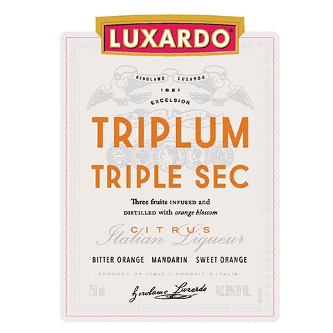 Luxardo Triplum Triple Sec Citrus Liqueur