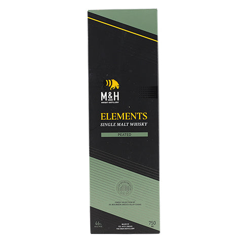 M&H Elements Peated Single Malt Scotch Whisky Box