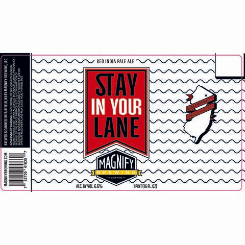 Magnify Stay In Your Lane Red IPA