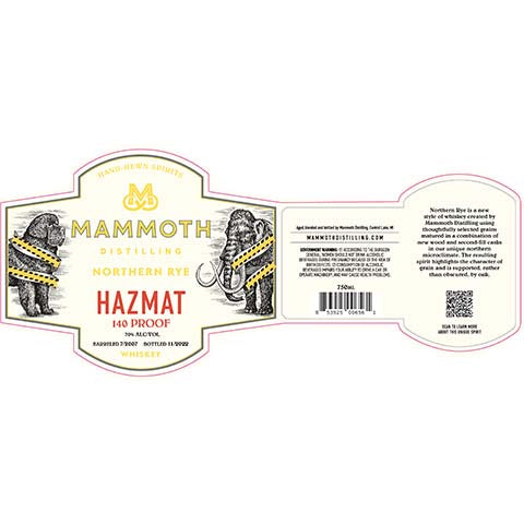 Mammoth Northern Rye Hazmat Whiskey