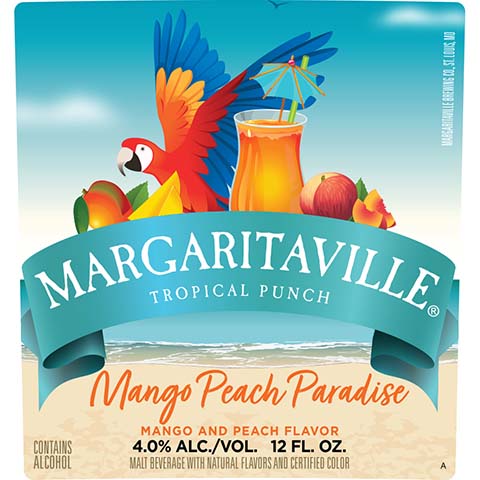 Margaritaville Tropical Punch Mango Peach Paradise