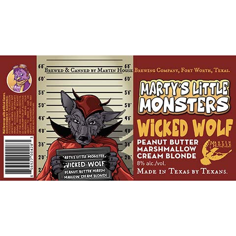 Martin House Marty's Little Monsters Wicked Wolf Cream Blonde Ale