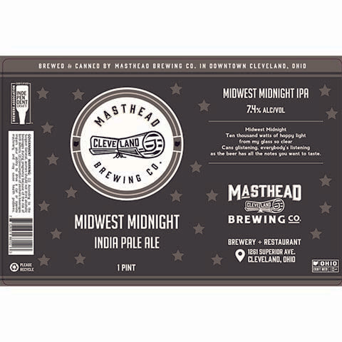 Masthead Midwest Midnight IPA
