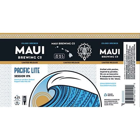 Maui Pacific Lite Session IPA