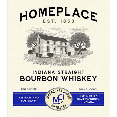 Mccracken Curve Homeplace Indiana Straight Bourbon Whiskey