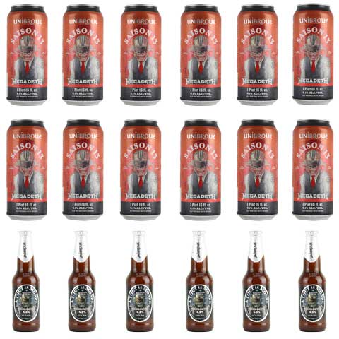 Unibroue Megadeth Beer 18 Pack