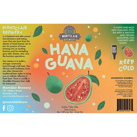 Montclair Hava Guava IPA