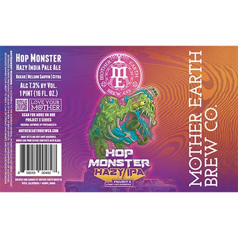 Mother Earth Hop Monster Hazy IPA