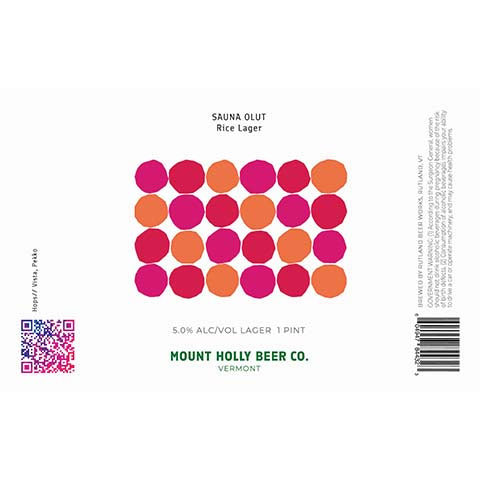 Mount Holly Sauna Olut Rice Lager