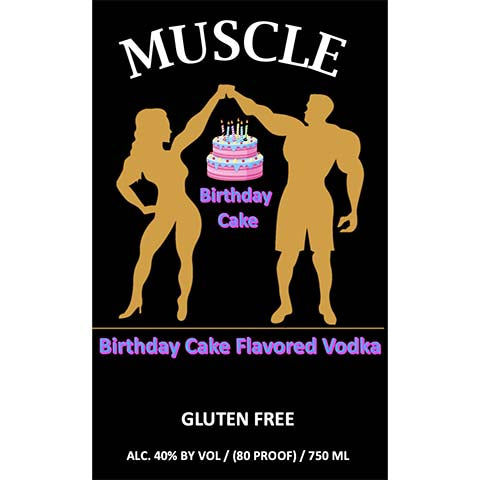 Muscle Birthday Cake Vodka