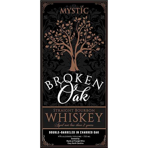 Mystic Broken Oak Straight Bourbon Whiskey