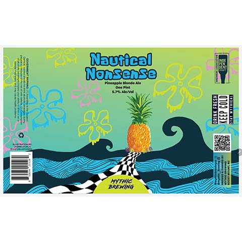 Mythic Nautical Nonsense Pineapple Blonde Ale