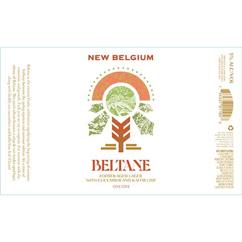 New Belgium Beltane Lager