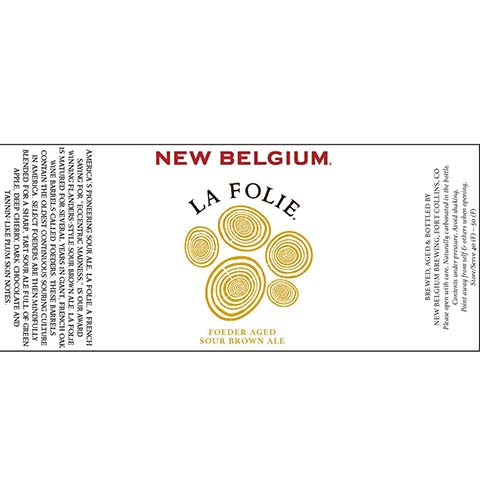 New Belgium La Folie Foeder Sour Brown Ale