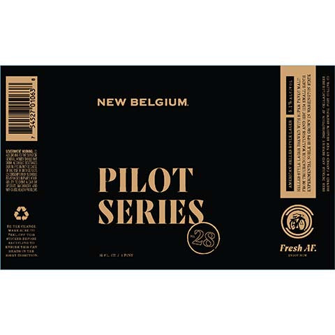 New Belgium Pilot Series No. 28 Helles Lager