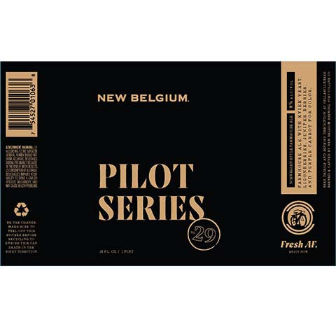 New Belgium Pilot Series No. 29 Farmhouse Ale