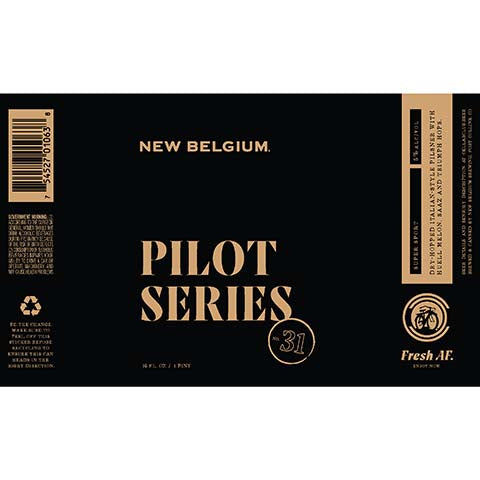 New Belgium Pilot Series No. 31 Italian Pilsner