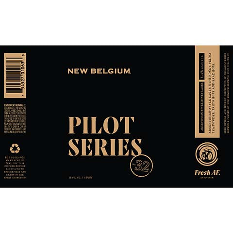 New Belgium Pilot Series No. 32 Argentinian Lager