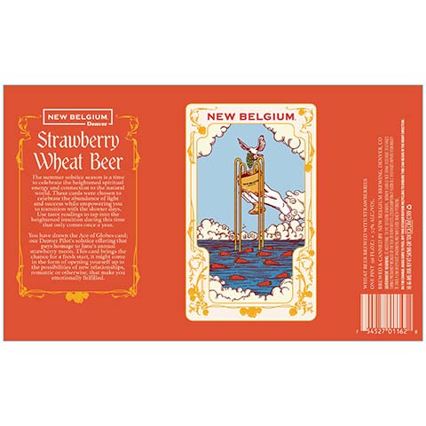 New Belgium Strawberry Wheat Beer