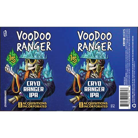 New Belgium Voodoo Ranger Cryo Ranger IPA