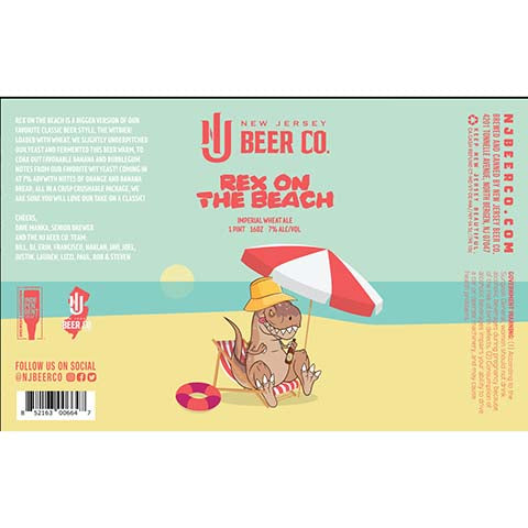 New Jersey Rex On The Beach Imperial Wheat Ale