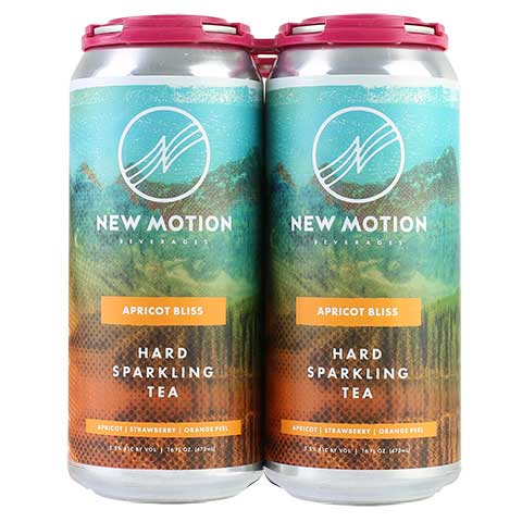 New Motion Apricot Bliss Hard Sparkling Tea