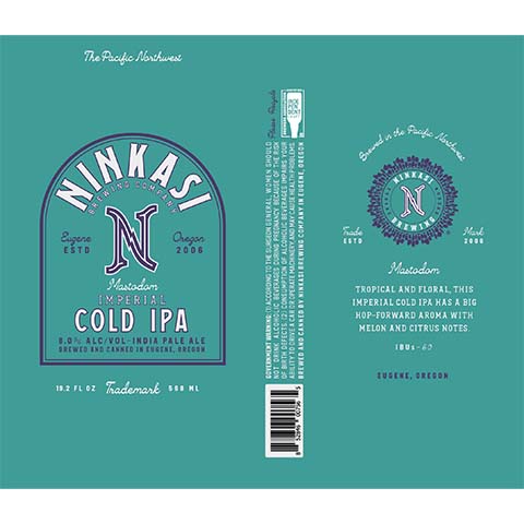 Ninkasi Mastordom Imperial Cold IPA