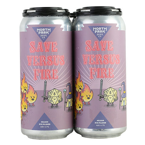 North Park Save Versus Fire Rye Pilsner