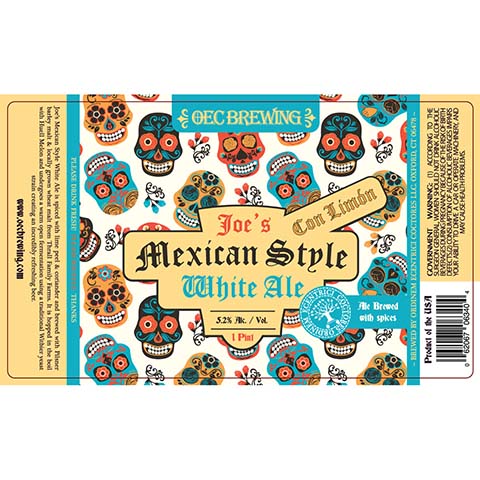 OEC Joe’s Mexican Style White Ale