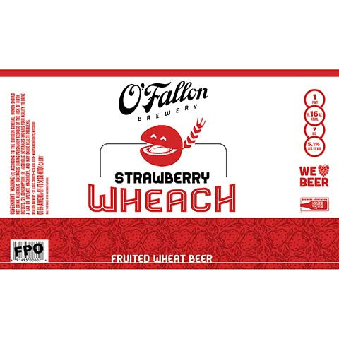 O'Fallon Strawberry Wheach Fruited Wheat Beer