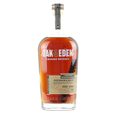 Oak & Eden Bourbon & Brew Coffee Steeped Oak Whiskey