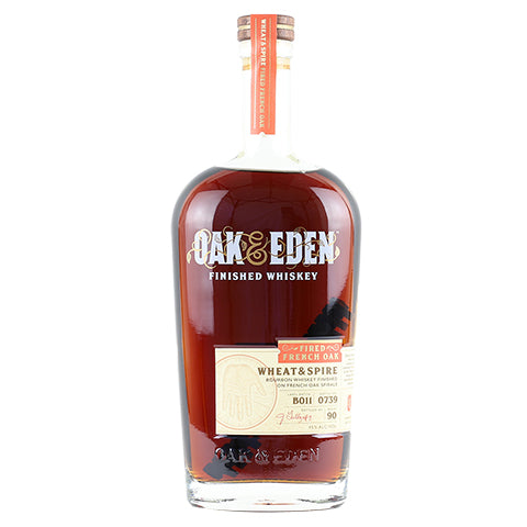 Oak & Eden Wheat & Spire Fired French Oak Bourbon Whiskey