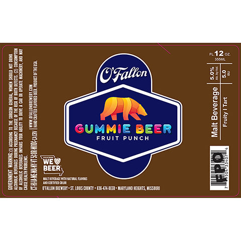 O'Fallon Gummie Beer (fruit punch)