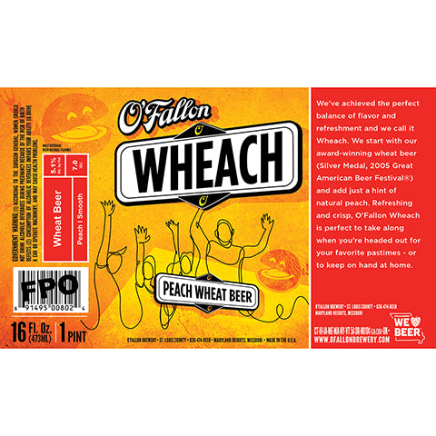 O'Fallon Wheach Peach Wheat