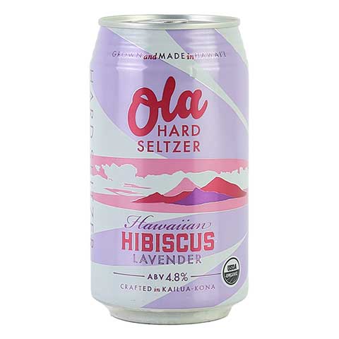 Ola Hawaiian Hibiscus Lavender Hard Seltzer