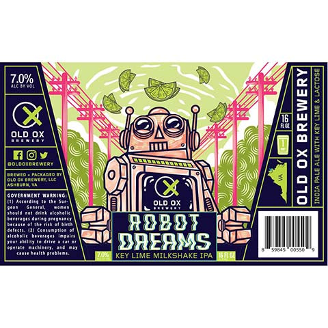Old Ox Robot Dreams Key Lime Milkshake IPA