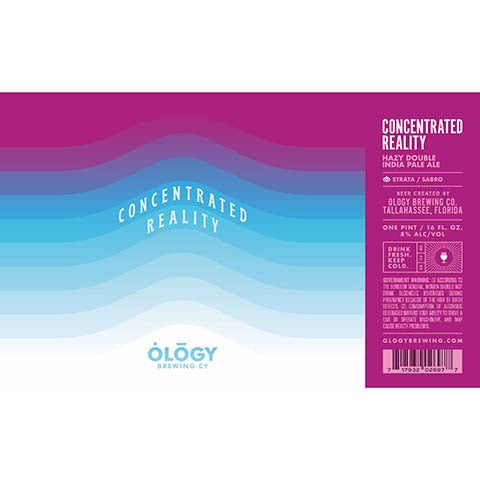 Ology Concentrated Reality Hazy Double IPA