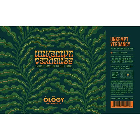 Ology Unkempt Verdancy Hazy IPA