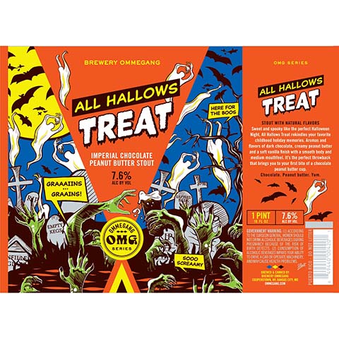 Ommegang All Hallows Treat Imperial Chocolate Peanut Butter Stout