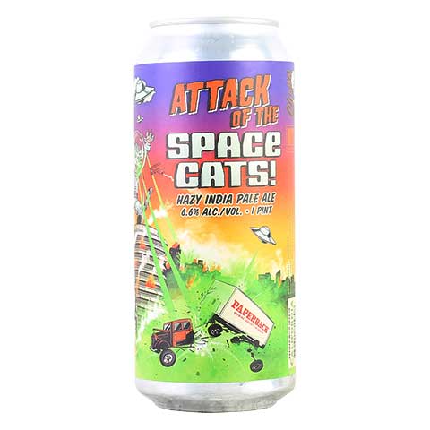 Paperback Attack of the Space Cats! Hazy IPA