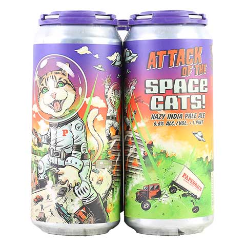Paperback Attack of the Space Cats! Hazy IPA