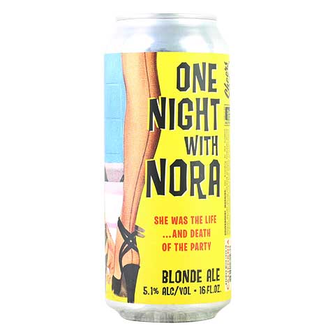 Paperback One Night with Nora Blonde Ale