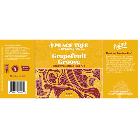 Peace Tree Grapefruit Groove IPA